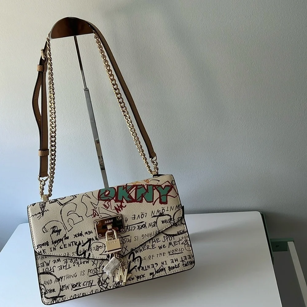 DKNY Elissa large graffiti bag - Picture 2 of 10